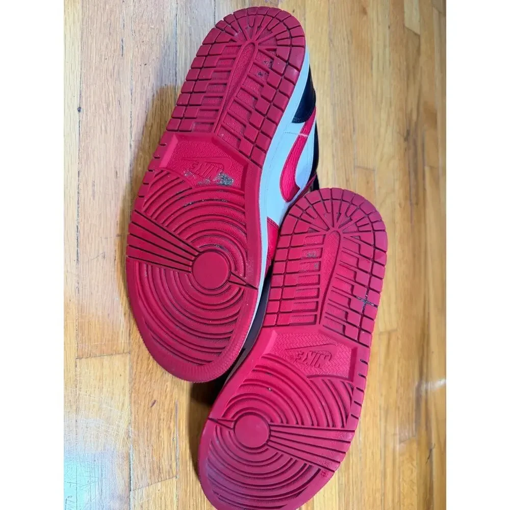 Size 8.5 - Air Jordan 1 Mid Black Gym Red